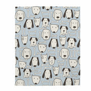 Dog Pattern Blanket Plush Throw