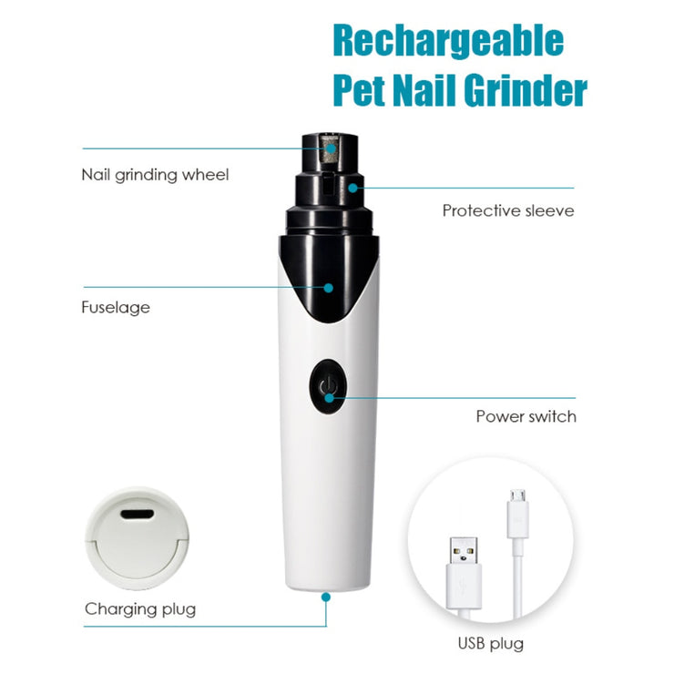 Auto Nail Grinders USB Charging Nail Clippers