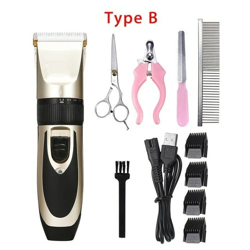 Electrical Pet Hair Trimmer Rechargeable Pet Dog Cat Low noise Hair