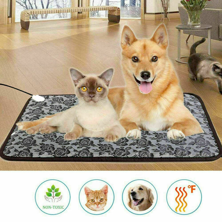 Thermal Heating Waterproof Bed Pad for Pets with Adjustable
