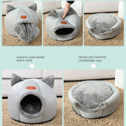 Cozy 2-In-1 Pet House Bed