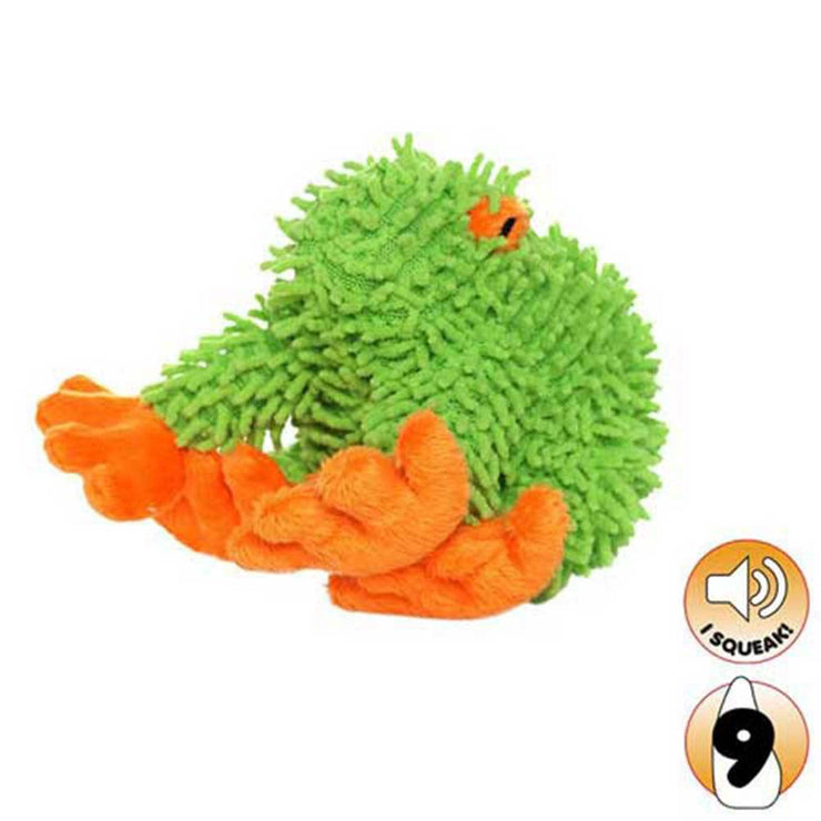 Tuffy Mighty Microfiber Frank The Frog Dog Toy
