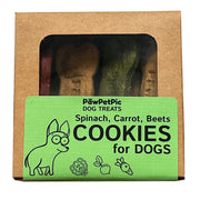 Dog Cookies with Spinach, Carrot & Beets