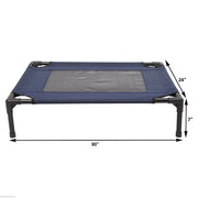 PawHut Elevated Pet Bed Dog Cat Cot Cozy Beds Camping Comfortable,