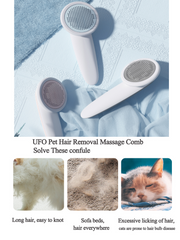 UFO Pet Massage Comb Cats Dog Grooming Combs Brush