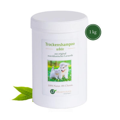 Dry shampoo for dogs and cats WHITE | especially for white fur / short